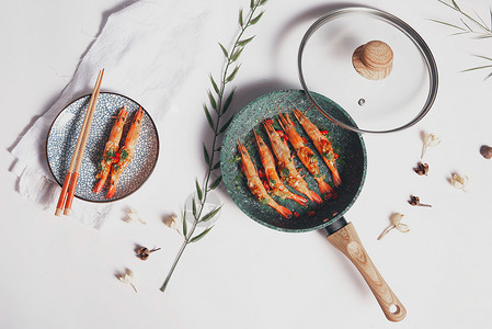 虾之美味美食荤菜高清图片素材