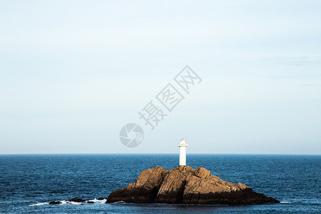 舟山带鱼东极岛海天一线旅游风光背景