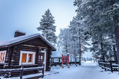 冬日瑞典雪景瑞典高清图片