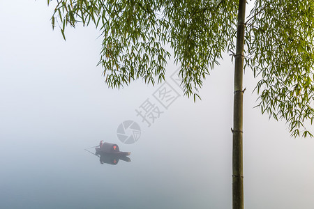 天舟二号湖南郴州小东江晨雾背景