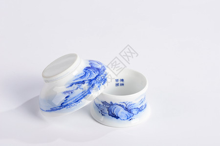 中国风艺术罐子艺术茶杯 茶具背景