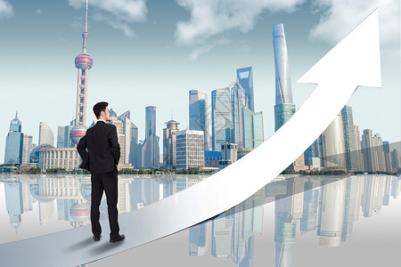 上海商业商务背景设计图片
