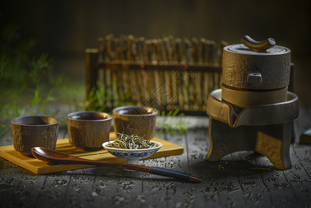 素毛峰茶背景