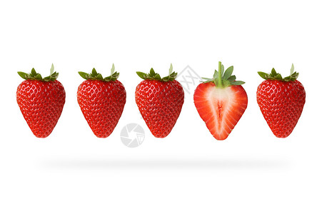 特别的水果不一样的草莓设计图片