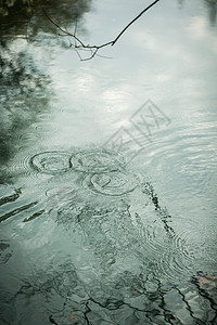 杭州西湖雨景下雨高清图片素材