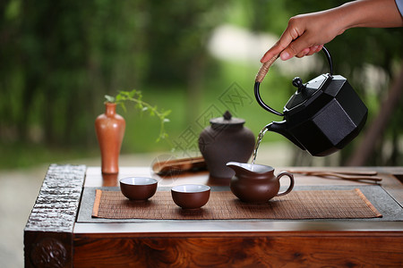 茶壶茶文化铁壶 铁艺铁壶背景