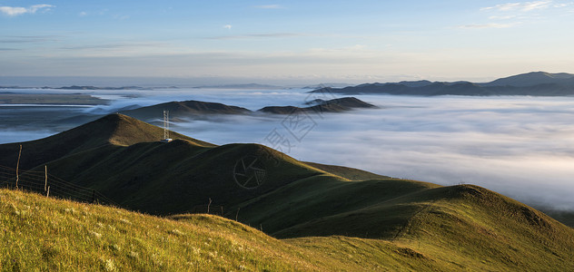 天使般浪漫恬静甘南印象背景