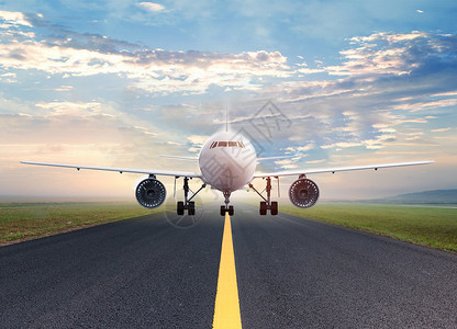 非洲机场飞机起飞设计图片