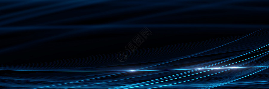 蓝色科技线条眩光背景背景图片