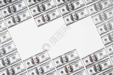 纸币整齐排列背景图片