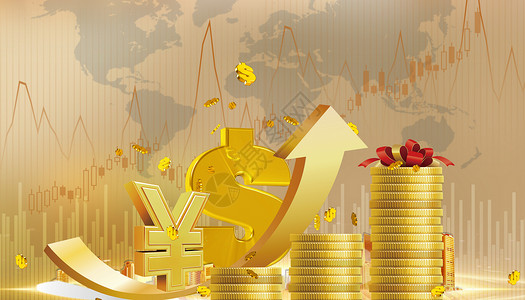 货币概念黄金走势及指标设计图片