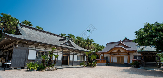 日本神社背景图片