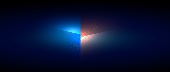 蓝色渐变光线简单科技背景设计图片