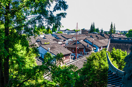 上海朱家角古镇背景图片