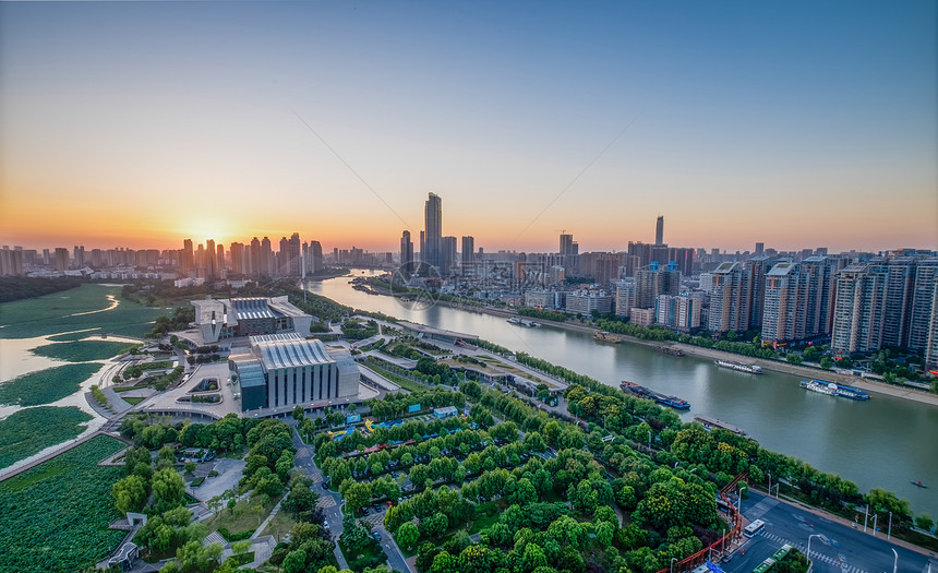 武汉城市风景琴台剧院图片