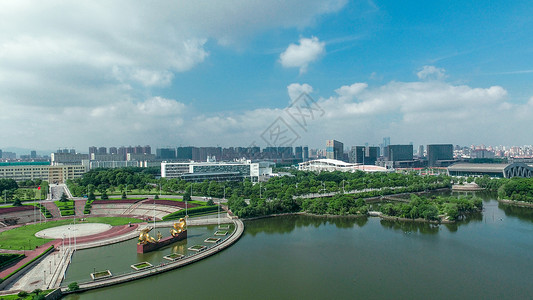 校园文化建设南昌大学双龙雕塑背景