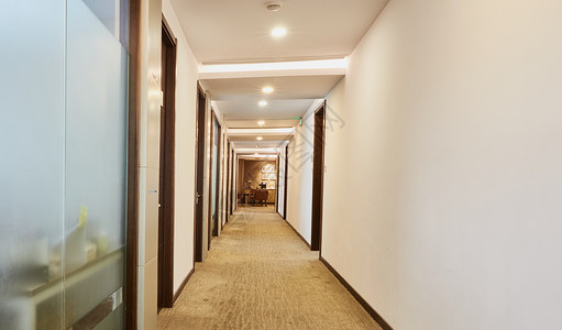 办公室内空间长廊图片