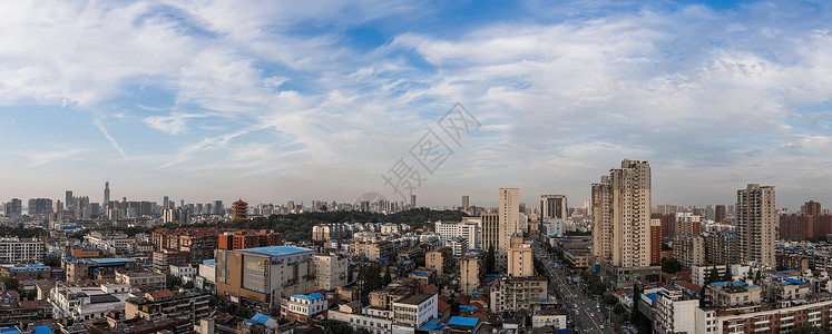 中部发展城市武汉城市天空美图背景