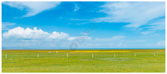 美丽的青海湖背景图片