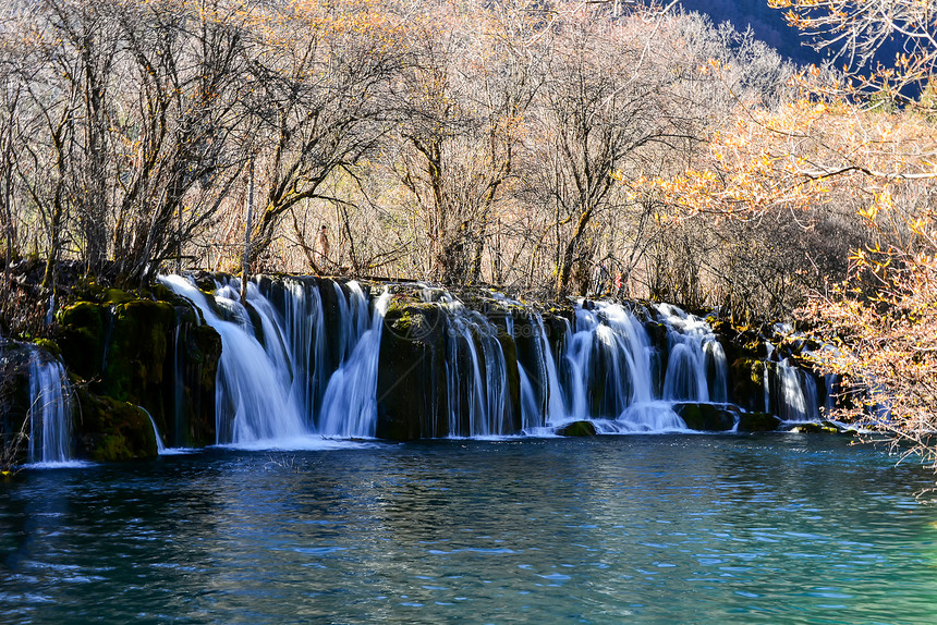 九寨沟瀑布图片