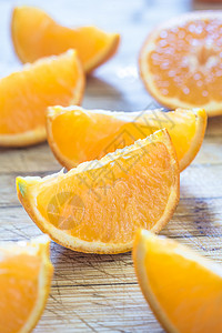 橘子瓣橙子背景