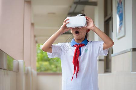 学生学校教育VR背景图片