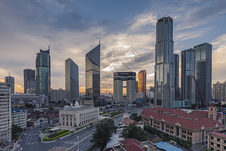 小白楼日出凯德置地高清图片