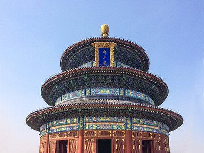 红墙黄顶故宫的中国风背景