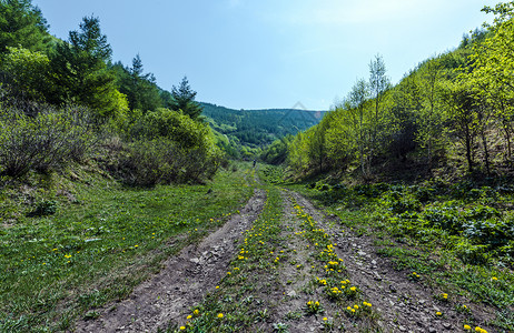 越野车基地户外徒步背景