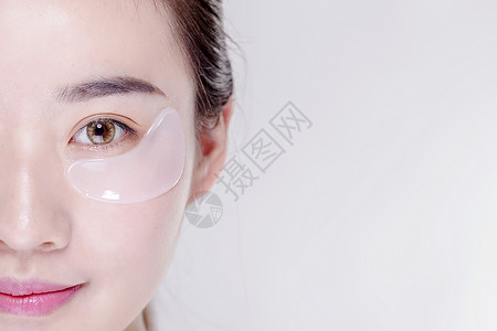 女性用眼膜背景图片