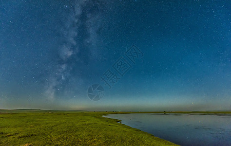 诺尔盖夜空流星背景