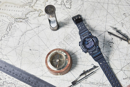 超清潜水素材卡西欧手表设计图片