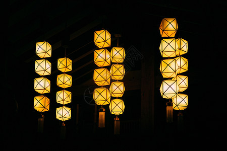 中国艺术风中式灯笼背景