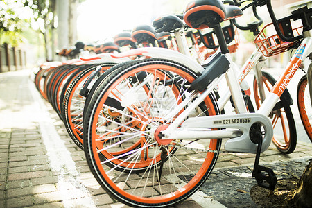 共享单车素材摩拜mobike背景