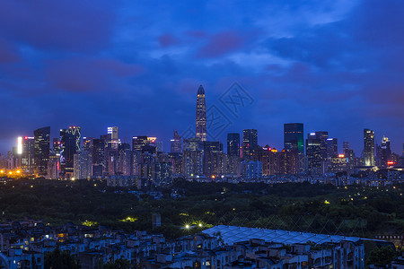 夜景深圳图片