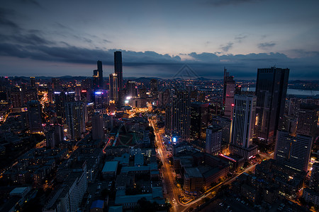 大连中山区夜景大连中山区夜色背景