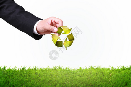 循环垃圾标志环保科技设计图片
