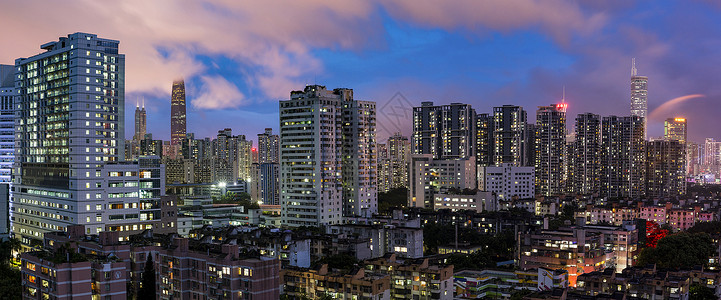 夜景深圳图片