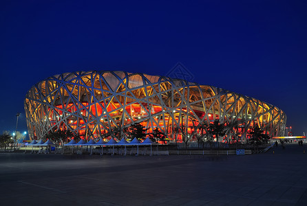 鸟巢北京国家体育馆高清图片