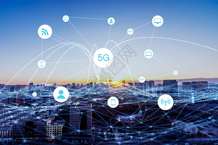 互联网5G技术背景图片