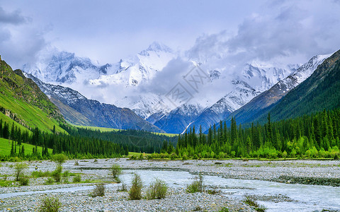 车师古道夏特古道背景