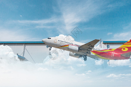 飞机视频城市飞机起飞设计图片
