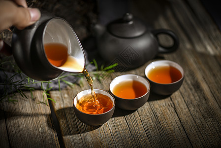 茶叶分类红茶背景