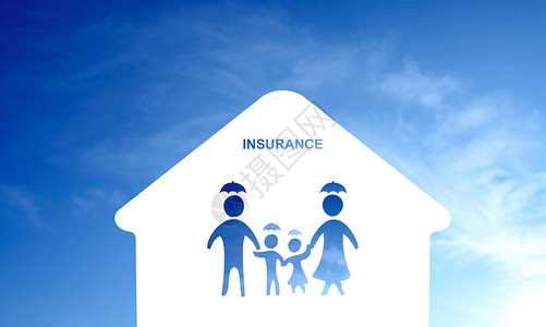 家庭保险服务交付高清图片