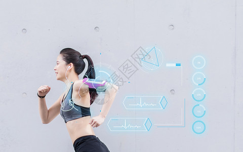 全民跑步智能健身设计图片