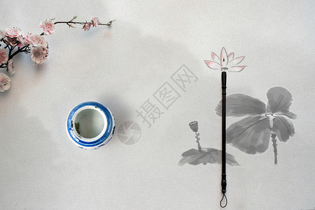 琵琶演奏中国风设计图片