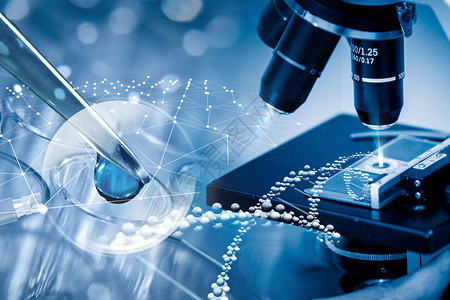生物医疗器械医疗显微镜下的世界设计图片