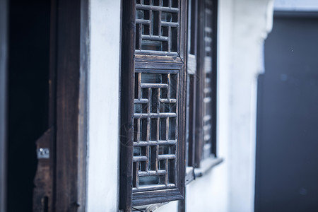 雕花窗中国元素的窗背景