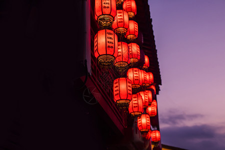 喜庆北京中国风的灯笼背景