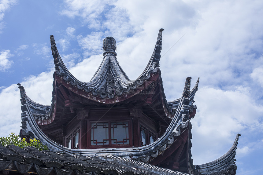 中国元素古镇建筑图片